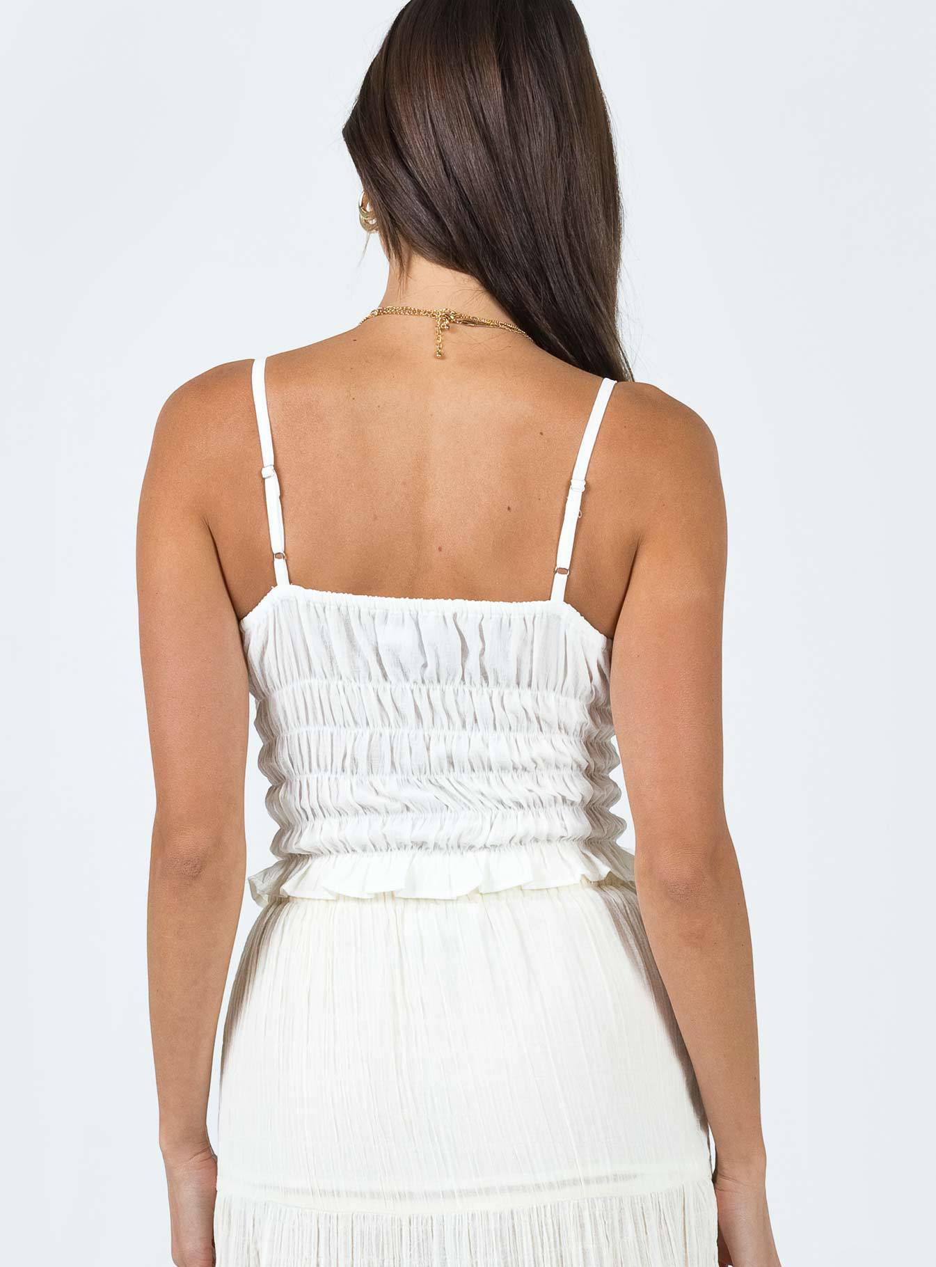 Hollow District “Bareline” Strap Top