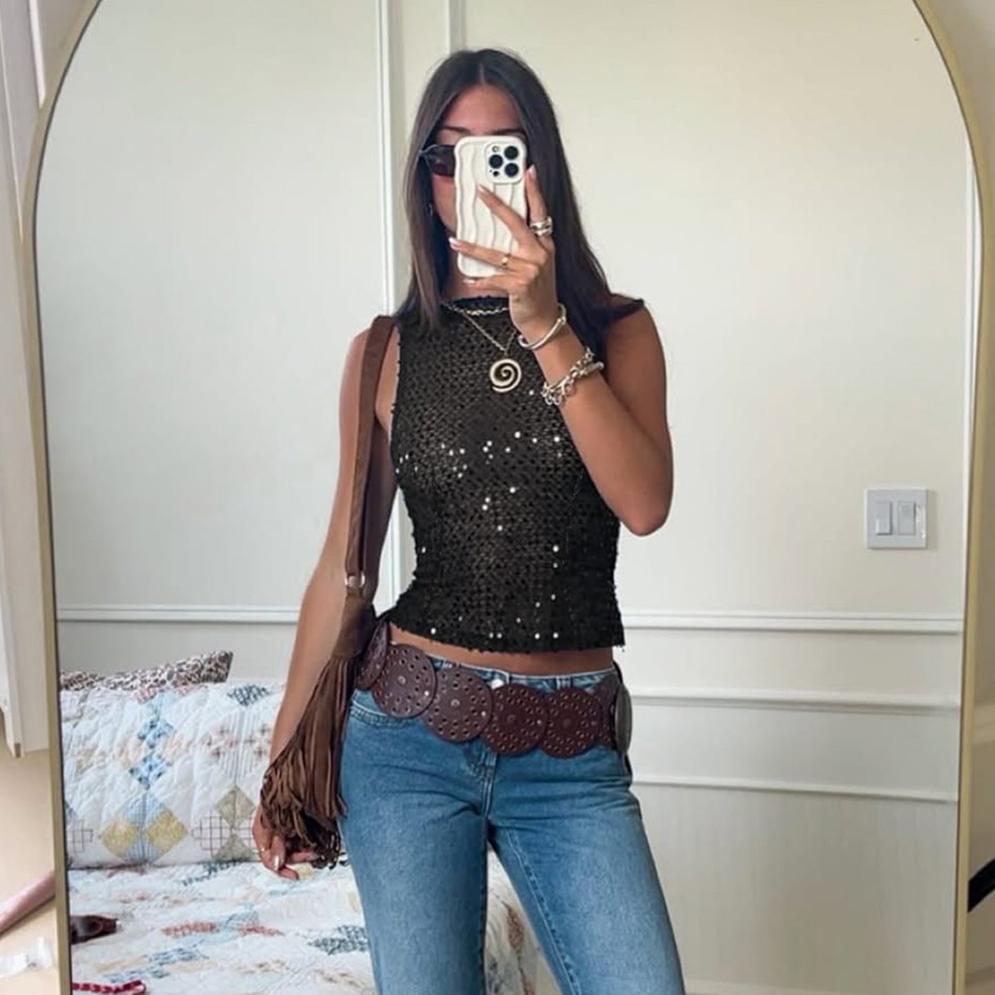 Hollow District “Midnight Glimmer” Top