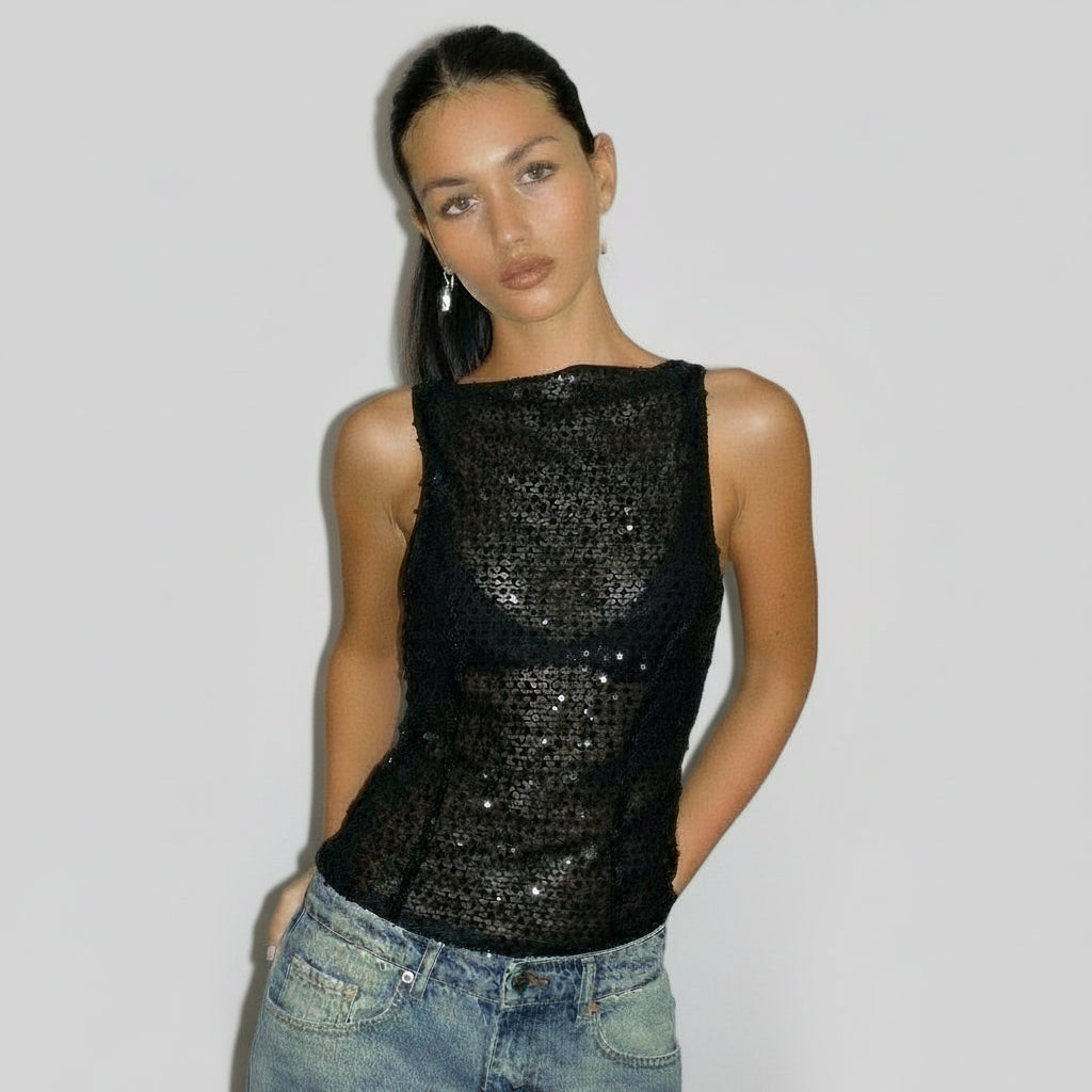 Hollow District “Midnight Glimmer” Top